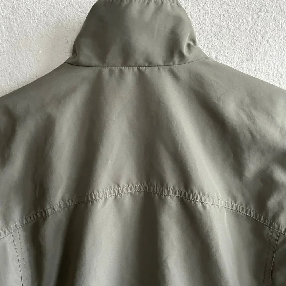 Columbia women's Green Lightweight Lined Full Zip Jacket Size M Style WL3008